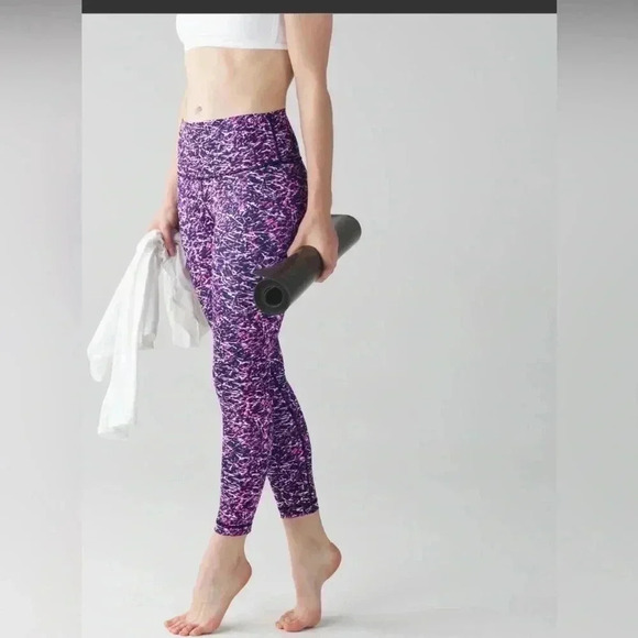 Lululemon High Times Pant Mini Ripple Boom Juice Multi size 10 - Picture 2 of 6